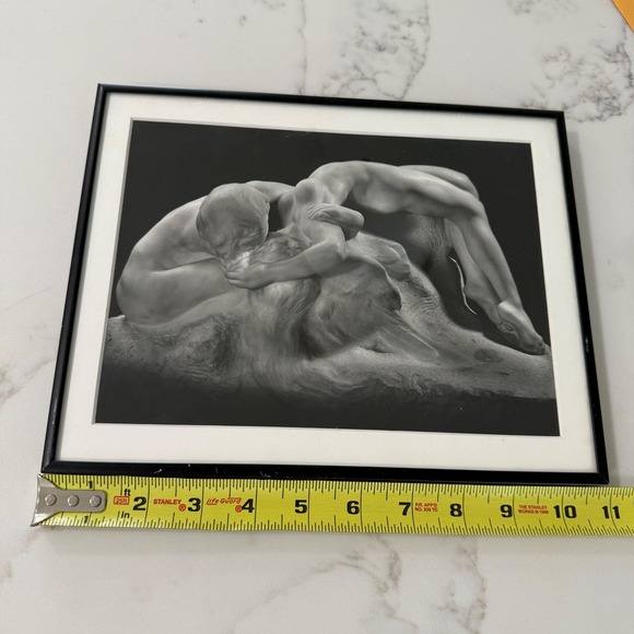 The Picture House Framed Black and White Art Print Erotic Sculpture - Picture 6 of 6